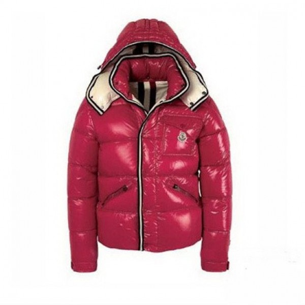 Moncler Breve semplice tappo rosso ed Zipper caldo Uomo Cappotti uscita